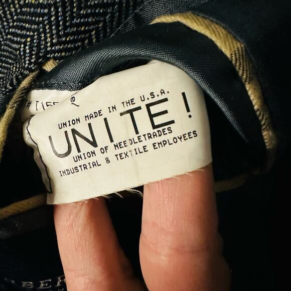 BURBERRY London Mens Gray Herringbone 44 Long Wool Silk Blend Blazer Size 44 - Picture 14 of 14